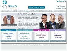 Tablet Screenshot of daytonbariatriccenter.com